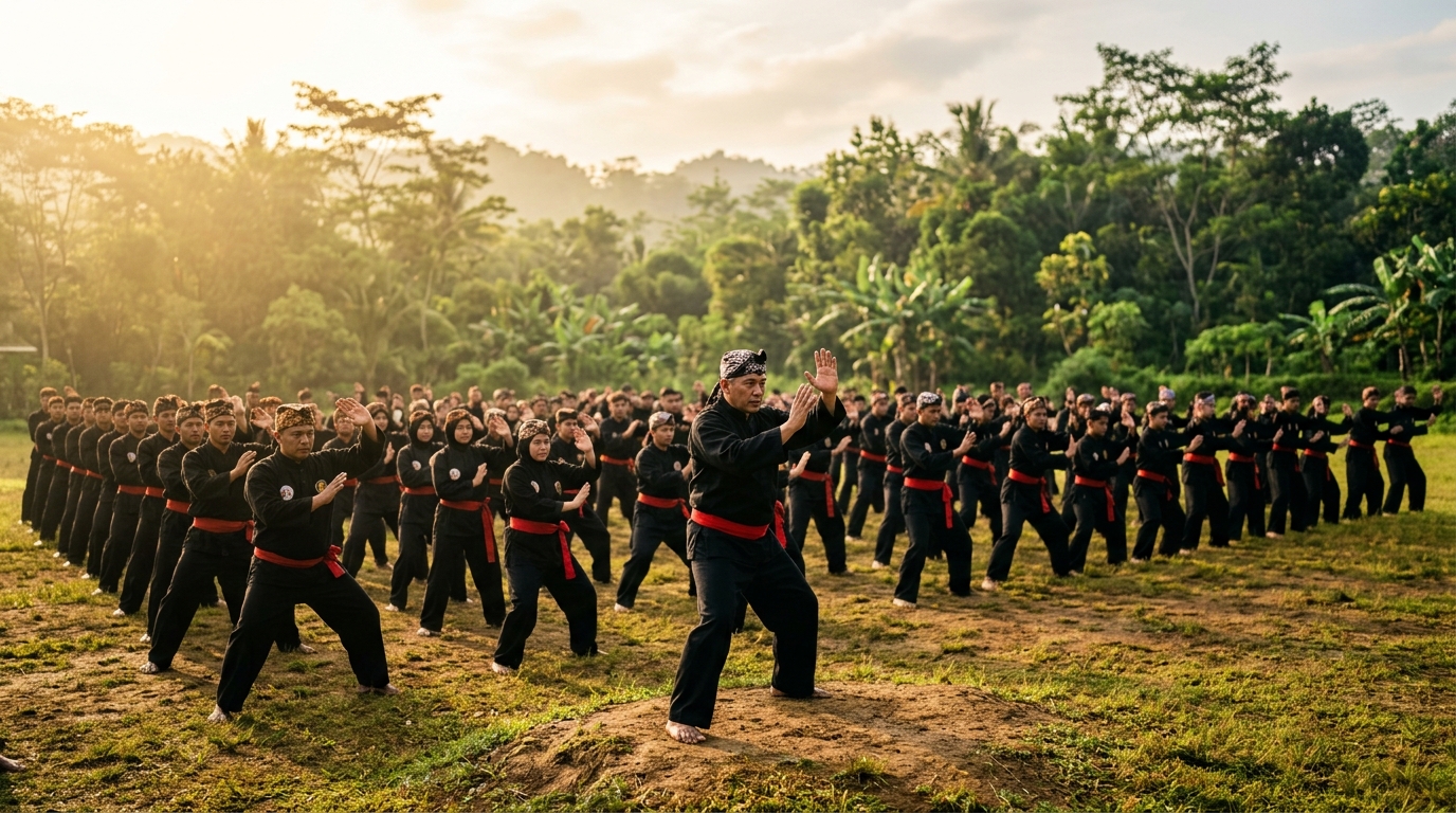 Latihan Gabungan Cabang Perguruan Ciung Wanara Berlangsung Meriah