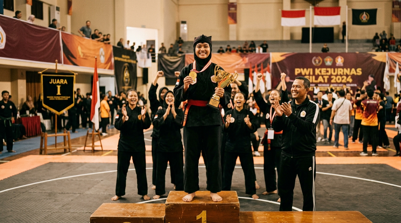 Juara 1 Kejuaraan Pencak Silat Antar Perguruan Tingkat Provinsi Jawa Barat